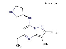 5-ethyl-2,3-dimethyl-N-[(3R)-3-pyrrolidinyl]pyrazolo[1,5-a]pyrimidin-7-amine dihydrochloride