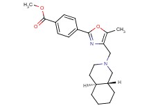 methyl 4-{5-methyl-4-[(4aS*,8aR*)-octahydro-2(1H)-isoquinolinylmethyl]-1,3-oxazol-2-yl}benzoate