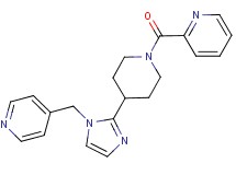 2-({4-[1-(pyridin-4-ylmethyl)-1H-imidazol-2-yl]piperidin-1-yl}carbonyl)pyridine