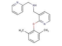 1-[2-(2,6-dimethylphenoxy)-3-pyridinyl]-N-(2-pyridinylmethyl)methanamine