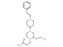 2-{1-(3-methylbutyl)-4-[1-(2-phenylethyl)-4-piperidinyl]-2-piperazinyl}ethanol