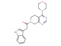 7-(1H-indol-3-ylacetyl)-4-morpholin-4-yl-5,6,7,8-tetrahydropyrido[3,4-d]pyrimidine