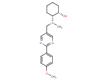 (1S*,2R*)-2-[{[2-(4-methoxyphenyl)pyrimidin-5-yl]methyl}(methyl)amino]cyclohexanol