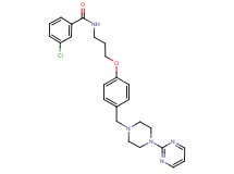 3-chloro-N-[3-(4-{[4-(2-pyrimidinyl)-1-piperazinyl]methyl}phenoxy)propyl]benzamide