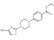 methyl 4-[4-(4-methyl-1,3-thiazol-2-yl)piperazin-1-yl]benzoate