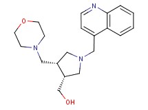 [(3R*,4S*)-4-(morpholin-4-ylmethyl)-1-(quinolin-4-ylmethyl)pyrrolidin-3-yl]methanol