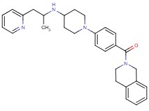 1-[4-(3,4-dihydro-2(1H)-isoquinolinylcarbonyl)phenyl]-N-[1-methyl-2-(2-pyridinyl)ethyl]-4-piperidinamine