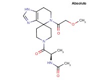 N-{(1R)-2-[5-(methoxyacetyl)-1,5,6,7-tetrahydro-1'H-spiro[imidazo[4,5-c]pyridine-4,4'-piperidin]-1'-yl]-1-methyl-2-oxoethyl}acetamide