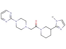 2-(4-{2-[3-(1H-imidazol-2-yl)piperidin-1-yl]-2-oxoethyl}piperazin-1-yl)pyrimidine