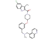 1-[3-({1-[(5-chloro-3-methyl-1H-indol-2-yl)carbonyl]-4-piperidinyl}oxy)phenyl]-N-methyl-N-(5-quinolinylmethyl)methanamine