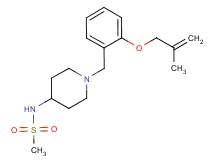 N-(1-{2-[(2-methylprop-2-en-1-yl)oxy]benzyl}piperidin-4-yl)methanesulfonamide