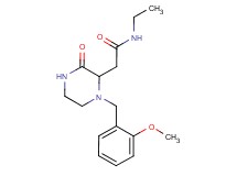 N-ethyl-2-[1-(2-methoxybenzyl)-3-oxo-2-piperazinyl]acetamide