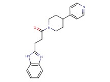 2-{3-oxo-3-[4-(4-pyridinyl)-1-piperidinyl]propyl}-1H-benzimidazole