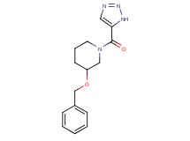 3-(benzyloxy)-1-(1H-1,2,3-triazol-5-ylcarbonyl)piperidine