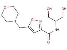 N-[2-hydroxy-1-(hydroxymethyl)ethyl]-5-(morpholin-4-ylmethyl)isoxazole-3-carboxamide
