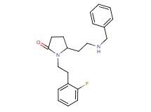 5-[2-(benzylamino)ethyl]-1-[2-(2-fluorophenyl)ethyl]-2-pyrrolidinone