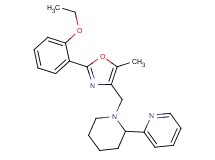 2-(1-{[2-(2-ethoxyphenyl)-5-methyl-1,3-oxazol-4-yl]methyl}-2-piperidinyl)pyridine
