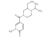 5-[(3-ethyl-4-isopropyl-1-piperazinyl)carbonyl]-1-methyl-2(1H)-pyridinone