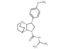 (3R*,3aR*,7aR*)-N-isopropyl-3-(4-methoxyphenyl)hexahydro-4,7-ethanopyrrolo[3,2-b]pyridine-1(2H)-carboxamide