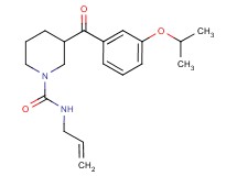 N-allyl-3-(3-isopropoxybenzoyl)-1-piperidinecarboxamide