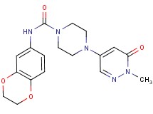 N-(2,3-dihydro-1,4-benzodioxin-6-yl)-4-(1-methyl-6-oxo-1,6-dihydropyridazin-4-yl)piperazine-1-carboxamide
