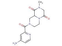 8-[(4-aminopyridin-2-yl)carbonyl]-2-methyltetrahydro-2H-pyrazino[1,2-a]pyrazine-1,4(3H,6H)-dione