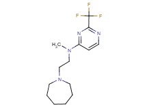 N-(2-azepan-1-ylethyl)-N-methyl-2-(trifluoromethyl)pyrimidin-4-amine