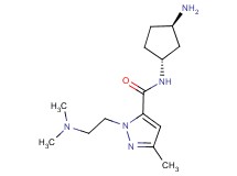 N-[rel-(1R,3R)-3-aminocyclopentyl]-1-[2-(dimethylamino)ethyl]-3-methyl-1H-pyrazole-5-carboxamide dihydrochloride