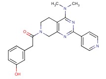 3-{2-[4-(dimethylamino)-2-pyridin-4-yl-5,8-dihydropyrido[3,4-d]pyrimidin-7(6H)-yl]-2-oxoethyl}phenol