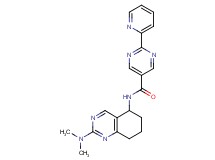 N-[2-(dimethylamino)-5,6,7,8-tetrahydroquinazolin-5-yl]-2-pyridin-2-ylpyrimidine-5-carboxamide