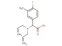 (diallylamino)(4-fluoro-3-methylphenyl)acetic acid