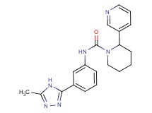 N-[3-(5-methyl-4H-1,2,4-triazol-3-yl)phenyl]-2-pyridin-3-ylpiperidine-1-carboxamide