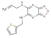 N-allyl-N'-(2-thienylmethyl)[1,2,5]oxadiazolo[3,4-b]pyrazine-5,6-diamine