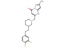 5-({3-[2-(3,4-difluorophenyl)ethyl]-1-piperidinyl}methyl)-2-methylpyrazolo[1,5-a]pyrimidin-7(4H)-one