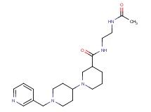 N-[2-(acetylamino)ethyl]-1'-(pyridin-3-ylmethyl)-1,4'-bipiperidine-3-carboxamide