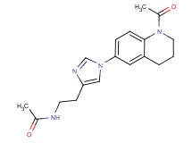 N-{2-[1-(1-acetyl-1,2,3,4-tetrahydroquinolin-6-yl)-1H-imidazol-4-yl]ethyl}acetamide