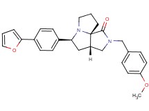 (3aS*,5S*,9aS*)-5-[4-(2-furyl)phenyl]-2-(4-methoxybenzyl)hexahydro-7H-pyrrolo[3,4-g]pyrrolizin-1(2H)-one