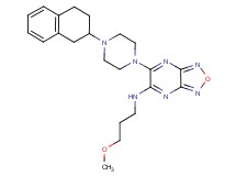 N-(3-methoxypropyl)-6-[4-(1,2,3,4-tetrahydro-2-naphthalenyl)-1-piperazinyl][1,2,5]oxadiazolo[3,4-b]pyrazin-5-amine