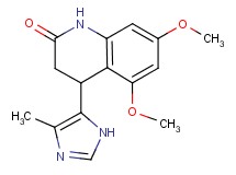 5,7-dimethoxy-4-(4-methyl-1H-imidazol-5-yl)-3,4-dihydroquinolin-2(1H)-one