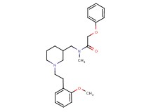 N-({1-[2-(2-methoxyphenyl)ethyl]-3-piperidinyl}methyl)-N-methyl-2-phenoxyacetamide