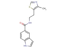 N-[2-(4-methyl-1,3-thiazol-5-yl)ethyl]-1H-indole-5-carboxamide