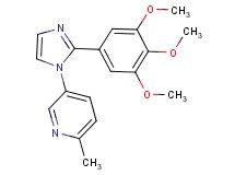 2-methyl-5-[2-(3,4,5-trimethoxyphenyl)-1H-imidazol-1-yl]pyridine