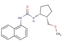 N-[(1R*,2S*)-2-(methoxymethyl)cyclopentyl]-N'-1-naphthylurea