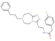 2-(4-fluorophenyl)-N-{2-[7-(3-phenylpropyl)-6,7,8,9-tetrahydro-5H-[1,2,4]triazolo[4,3-d][1,4]diazepin-3-yl]ethyl}acetamide