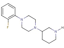 1-(2-fluorophenyl)-4-(3-piperidinyl)piperazine