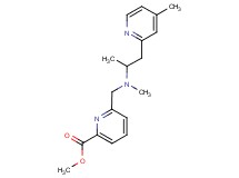 methyl 6-({methyl[1-methyl-2-(4-methylpyridin-2-yl)ethyl]amino}methyl)pyridine-2-carboxylate