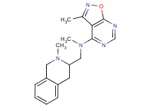 N,3-dimethyl-N-[(2-methyl-1,2,3,4-tetrahydroisoquinolin-3-yl)methyl]isoxazolo[5,4-d]pyrimidin-4-amine
