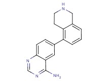 6-(1,2,3,4-tetrahydroisoquinolin-5-yl)quinazolin-4-amine
