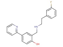 2-({[2-(3-fluorophenyl)ethyl]amino}methyl)-4-(2-pyridinyl)phenol