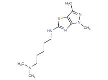 N'-(1,3-dimethyl-1H-pyrazolo[3,4-d][1,3]thiazol-5-yl)-N,N-dimethylpentane-1,5-diamine